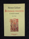 Intrebari pariziene si alte scrieri &ndash; Meister Eckhart (ed. bilingva)