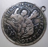 G.002 UNGARIA MARIA TERESA 15 XV KRAJCZAR 1745 KB ARGINT