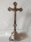 Deosebit Crucifix Ortodox Vechi, de Masa, 31,2cm