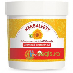 HERBALFETT Balsam cu Extract de Galbenele, Vitamina E si Vitamina A 250ml