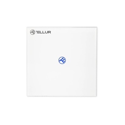 Intrerupator Simplu Wi-Fi cu Touch din Sticla Tellur, SS1N, 1 Port SmartElectro IntelligentHouse foto