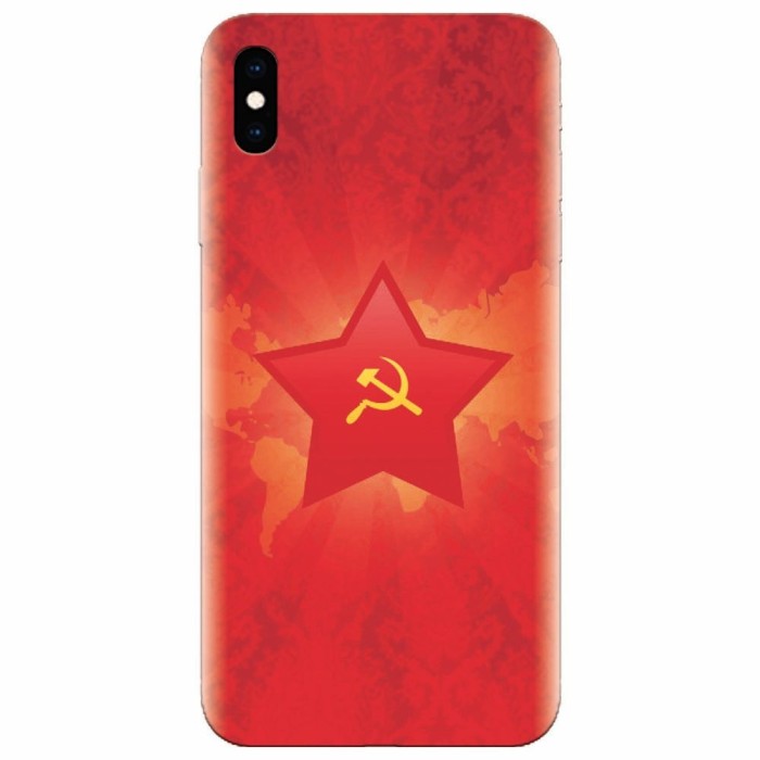 Husa silicon pentru Apple Iphone X, Soviet Union