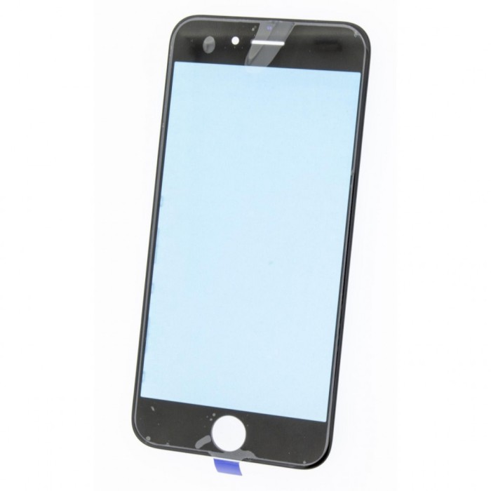 Geam Sticla + OCA iPhone 6s + Rama, Negru
