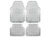 Covorase auto imitatie aluminiu Silver, model universal 4buc AutoDrive ProParts, Automax