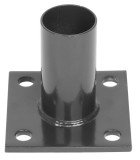 Talpa de ancorare metalica pentru stalp rotund 48 mm, antracit RAL7016