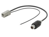 Cablul MTA GT13 cu priză HC97, negru, 0.2m