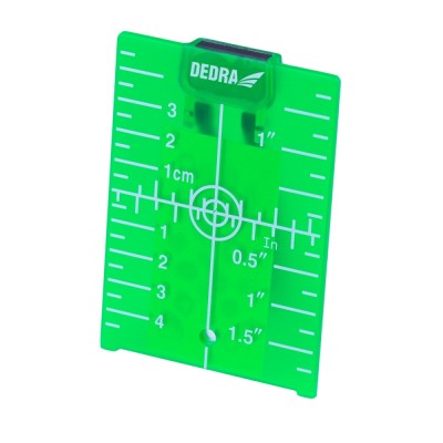 Placuta de tintire pentru telemetre si dispozitive laser, Dedra, verde foto