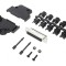 Conector D-Sub 25-Pin Mamă Unghi 45&deg; Terminal cu Șurub pe Cablu