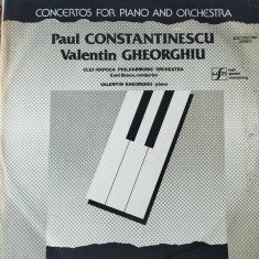 AMS - PAUL CONSTANTINESCU & V. GHEORGHIU - CONCERT PIAN ORCHESTRA (D.V., LP)