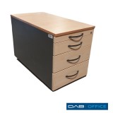 Rollbox pal, 3 sau 4 sertare, arțar, 48cm X 41cm X 80cm -second hand, DAB