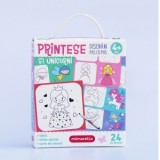 Joc educativ Mimorello - Printese si unicorni. Desenam pas cu pas
