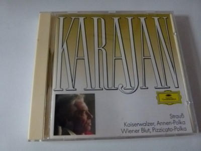 Winer blut, Annen -polka etc. - Strauss, Berliner phil, karajan, cd foto