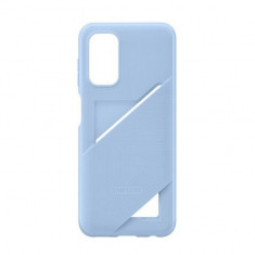 Husa Samsung EF-OA135TLEGWW Card Slot Cover Arctic Blue, TPU mat, pentru Samsung Galaxy A13