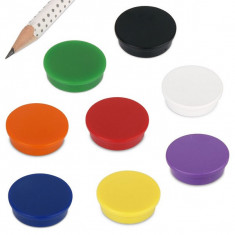 Magnet de birou Ø25 mm, in diferite culori