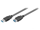 Cablu USB 3.0 A la A 1.8m Negru, Goobay
