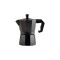 Espressor Clasic Moka pentru 3 Persoane Negru Elegant Handy KitchenServ
