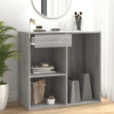 VidaXL Dulap de cosmetice, gri sonoma, 80x40x75 cm, lemn prelucrat