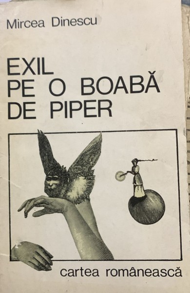 Exil pe o boaba de piper - Mircea Dinescu - carte cu dedicatia autorului