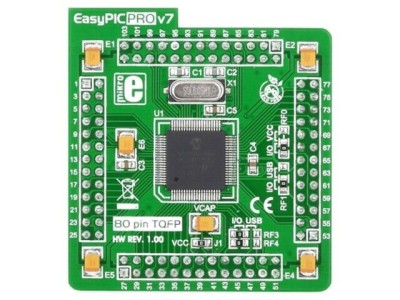 Placă prototip PIC18F8520, multiadaptor foto