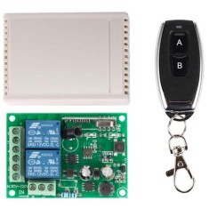 Releu cu telecomanda radio doua relee si telecomanda 220V automatizari porti