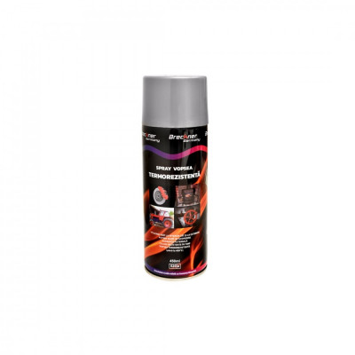 Spray vopsea ARGINTIU rezistent termic pentru etriere 450ml. Breckner Cod:BK83118 foto