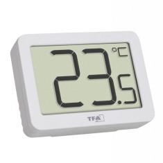 Termometru Digital de Camera cu Suport Magnetic TFA Alb foto