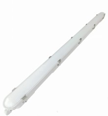 Lampa industriala corp led 120cm 33W 4000K alb natural 4620lm 140lm W ABS+PC cu cleme metalice fara palpaire IP65 5 ani garantie pentru hale sau depoz