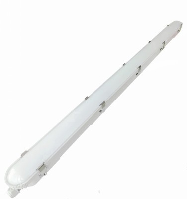 Lampa industriala corp led 120cm 33W 4000K alb natural 4620lm 140lm W ABS+PC cu cleme metalice fara palpaire IP65 5 ani garantie pentru hale sau depoz foto