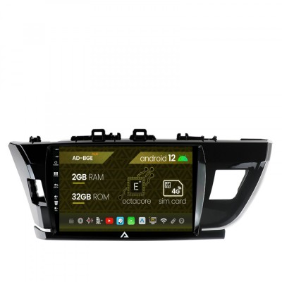 Navigatie Toyota Corolla (2012-2016), Android 12, E-Octacore 2GB RAM + 32GB ROM, 10.1 Inch - AD-BGE10002+AD-BGRKIT076 foto