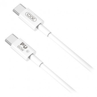 CABLU TIP C - TIP C 60W 2M - ALB foto