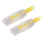 Cablu Patch Cord Cat6a UTP 3m Galben