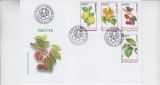C12 - FDC Romania - Fructe - LP1596 - 2002