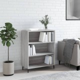 vidaXL Dulap cu rafturi, gri sonoma, 69,5x32,5x90 cm, lemn compozit
