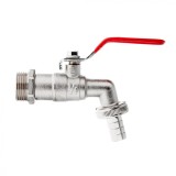 Set robinet IBC 3 / 4&quot; cu filet exterior de 1&quot; si evacuare furtun 3 / 4&quot;, Geko G70189