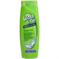 Sampon WASH&GO Volume, 400 ml, Pentru Par cu Matreata, Cu Tehnologia ZPT Anti Matreata, Sampon Ingrijire Par, Sampon Spalare Par, Sampon Fortifiere, S