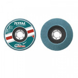 TOTAL - DISC ABRAZIV CU ZIRCONIU 125MMX22MM ,P80 PowerTool TopQuality