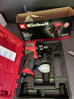 Pistol insurubat pneumatic cu impact pentru compresor Einhell TC-PW610 foto