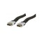 Cablu HDMI 19p tata - HDMI 19p tata metal 1.5m plat HDMI High speed Valueline