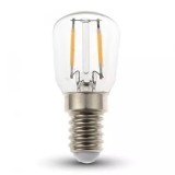 Bec E14 ST26 cu filament LED 2W 4000K alb neutru V-TAC