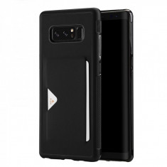 Husa Dux Ducis capac port card pentru Samsung Galaxy Note 8, negru foto