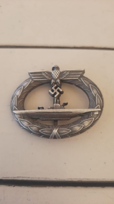 Insigna vintage Kriegsmarine U-Boot Germania WWII
