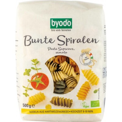 Paste Spirale Colorate Bio 500gr Byodo foto