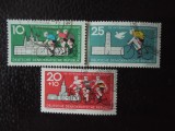 DDR-Sport-serie completa-stampilate, Stampilat