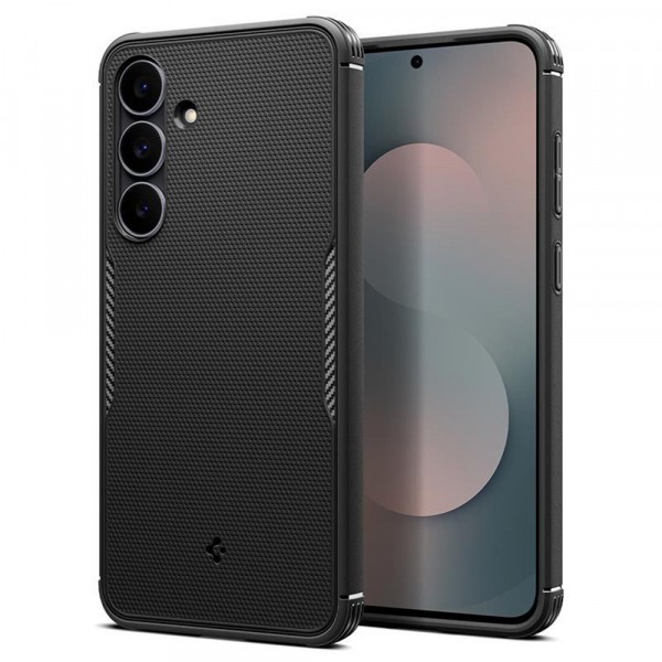 Husa MagSafe pentru Samsung Galaxy S25 FE, Spigen, Core Armor, Neagra Mata