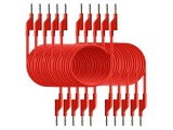 Cabluri de măsurare roșii, 1,5 m, 10A, 50VAC/120VDC