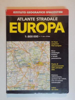 ATLANTE STRADALE . EUROPA , 2001 foto