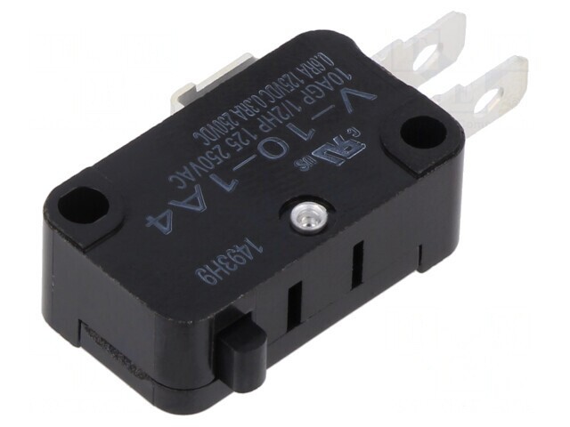 Micro&icirc;ntrerupător SNAP ACTION 10A 250VAC SPDT