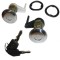Set yale Peugeot 206 1998-2009, 2 butuci + cheie, Fata, Stanga/ Dreapta 9170N8