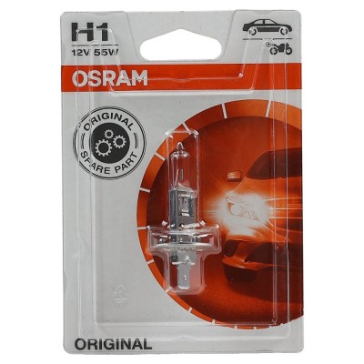 Bec auto pentru far Osram H1 Standard, 55 W, 12 V foto