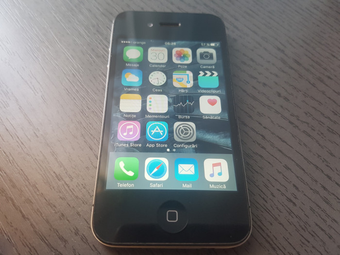 APPLE IPHONE 4S DE 16 GB CU DEFECTE.CITITI TOATA DESCRIEREA VA ROG!